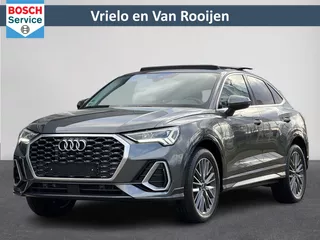 Audi Q3 Sportback 35 TFSI Automaat S Edition | 19" Lichtmetalen Velgen | Airco | Panorama-schuifdak |  Audi sound system | Navigatie| Audi virtual cockpit | Lederen Bekleding | S Line exterieur( Vestiging - Vianen Tel: 0347-371248 )