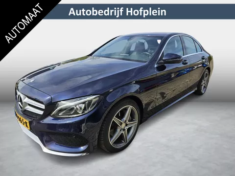 Mercedes-Benz C-klasse 180 AMG Sport Edition Navigatie | LM-Velgen | Leder | Bluetooth | Cruise | El ramen  | ( Vestiging - Vianen Tel: 0347-371248 )