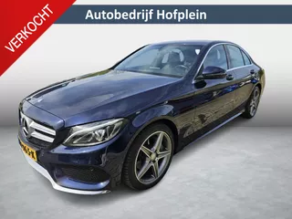 Mercedes-Benz C-klasse 180 AMG Sport Edition Navigatie | LM-Velgen | Leder | Bluetooth | Cruise | El ramen  | ( Vestiging - Vianen Tel: 0347-371248 )